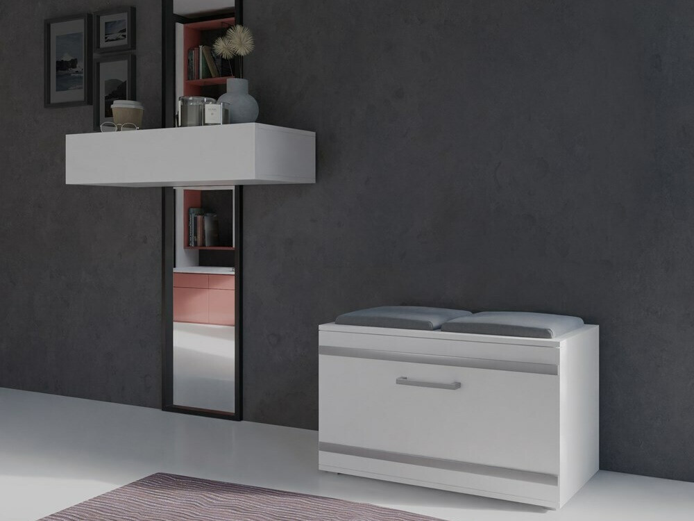 Shoe cabinet Mandeville 179 (White)