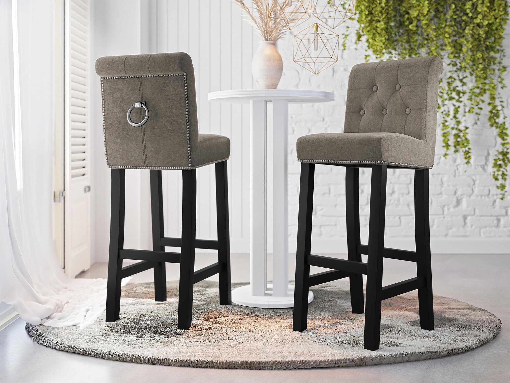 Bar stool Jackson 100 (Magic Velvet 2209)