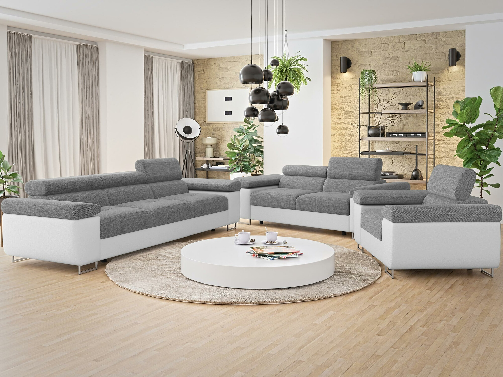 Armchair Comfivo Vinetum (Soft 017 + Lux 05)