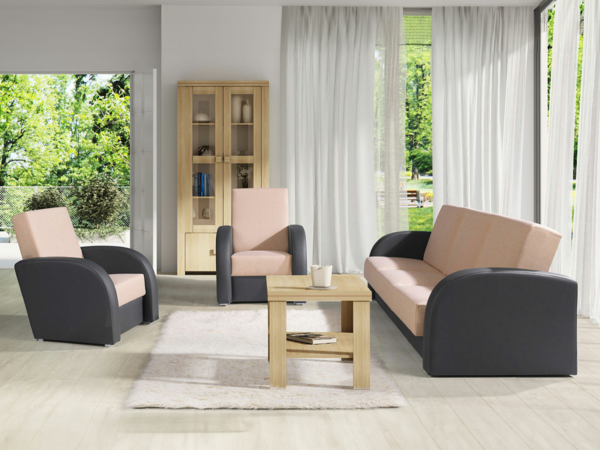 Sofa bed Providence 172 (Soft 020 + Lux 24)