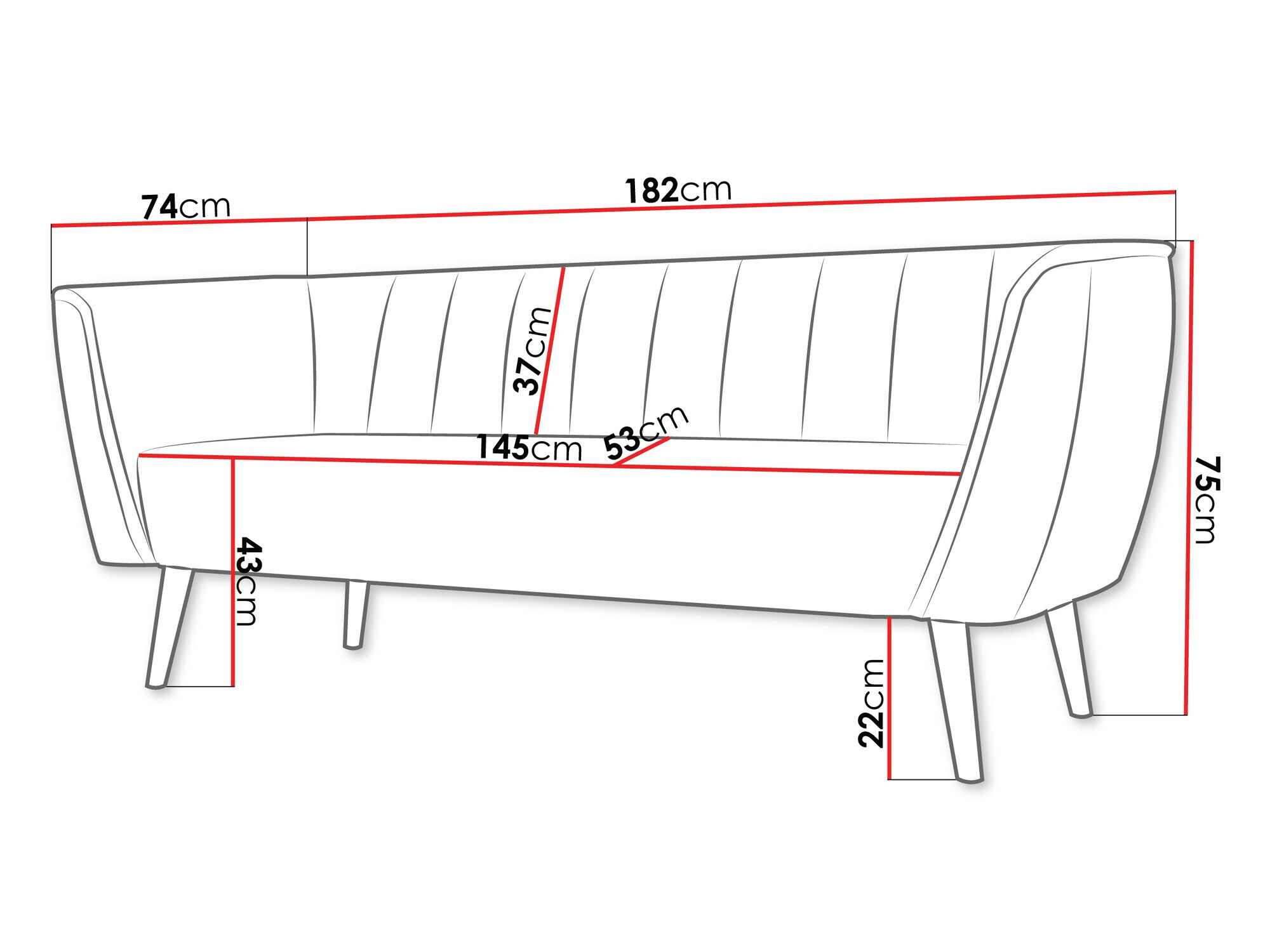 Sofa Glenview 103 (Kronos 53)