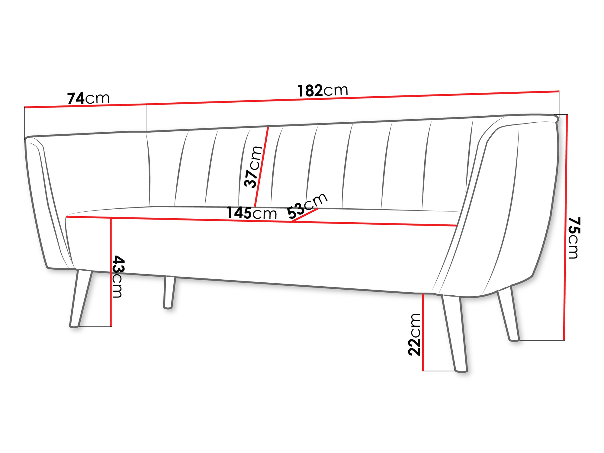Sofa Glenview 103 (Paros 02)