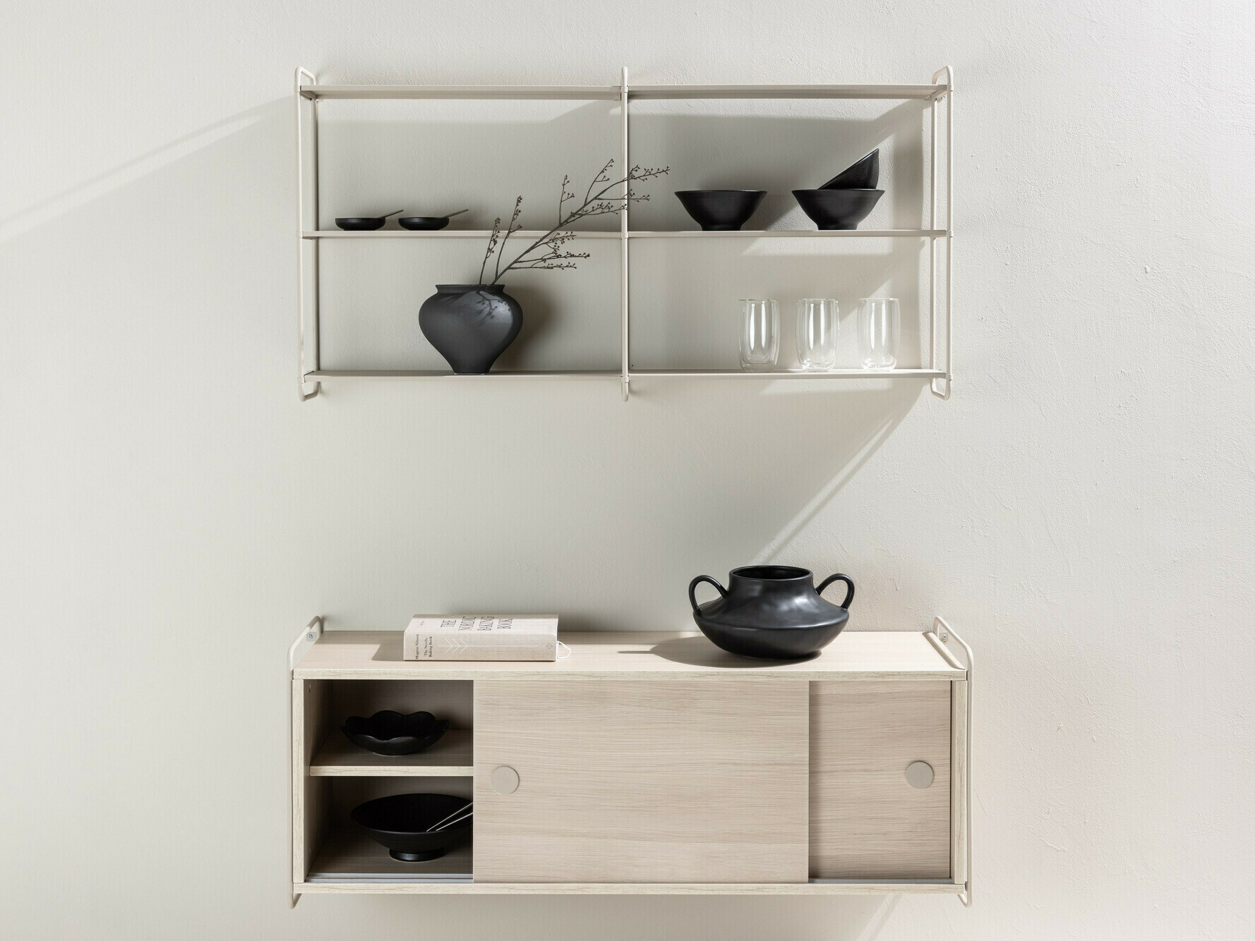 Wall cabinet Dallas 4530 (Light brown)