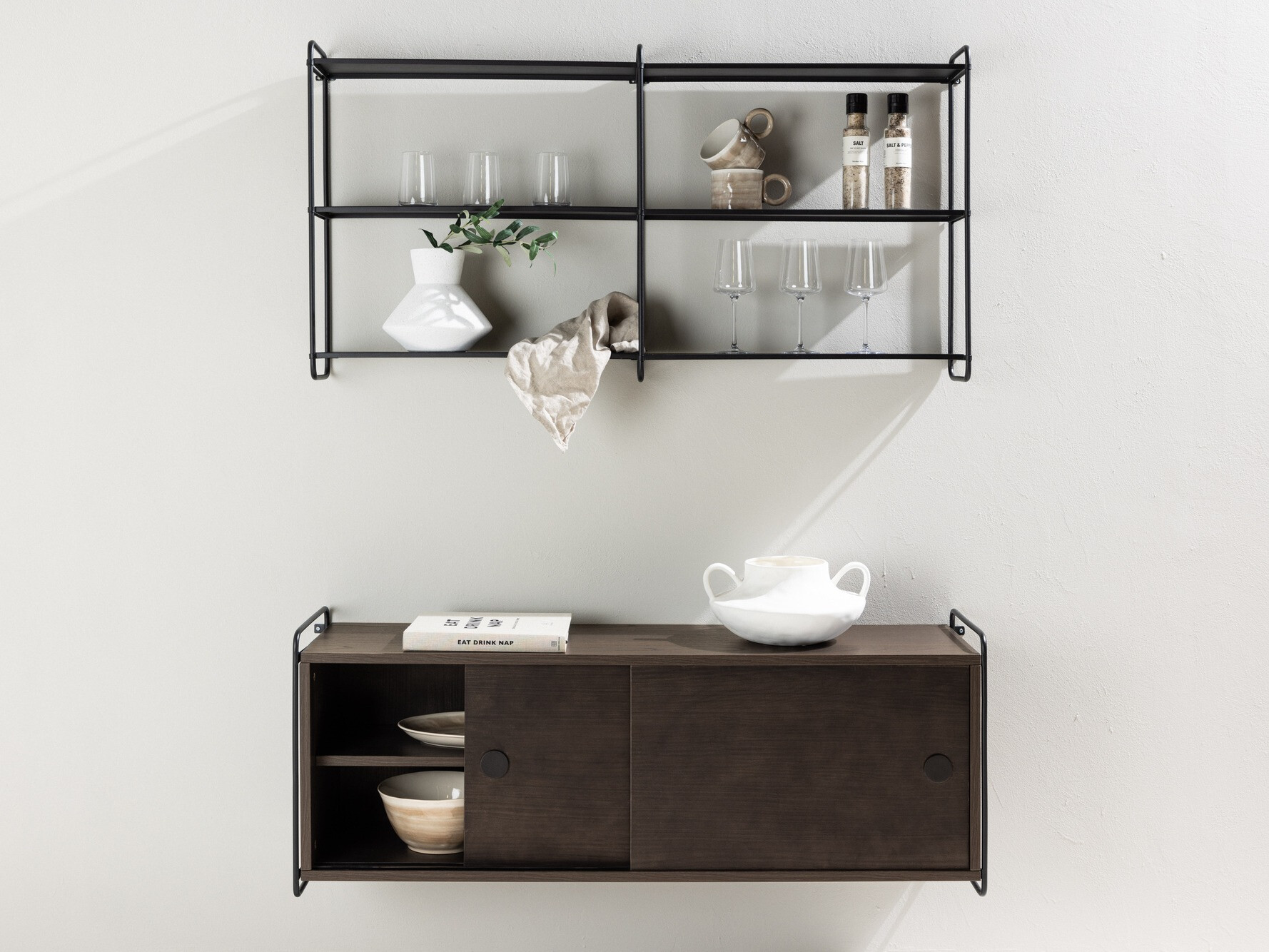 Wall shelf Dallas 4551 (Black)