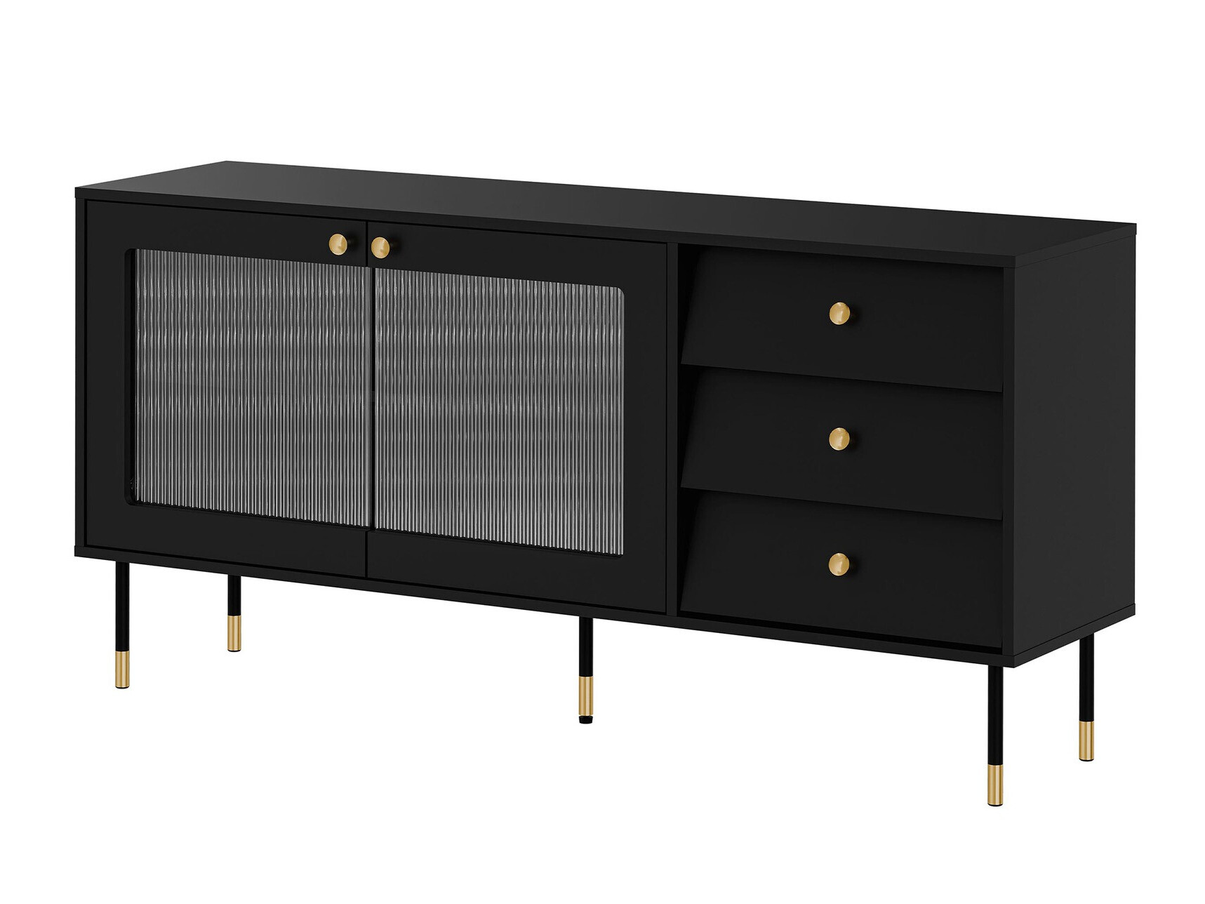Chest of drawers Feletri 101 (Black)