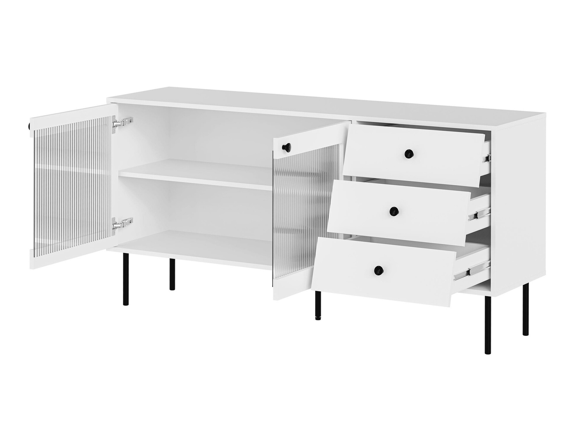 Chest of drawers Feletri 101 (Black)