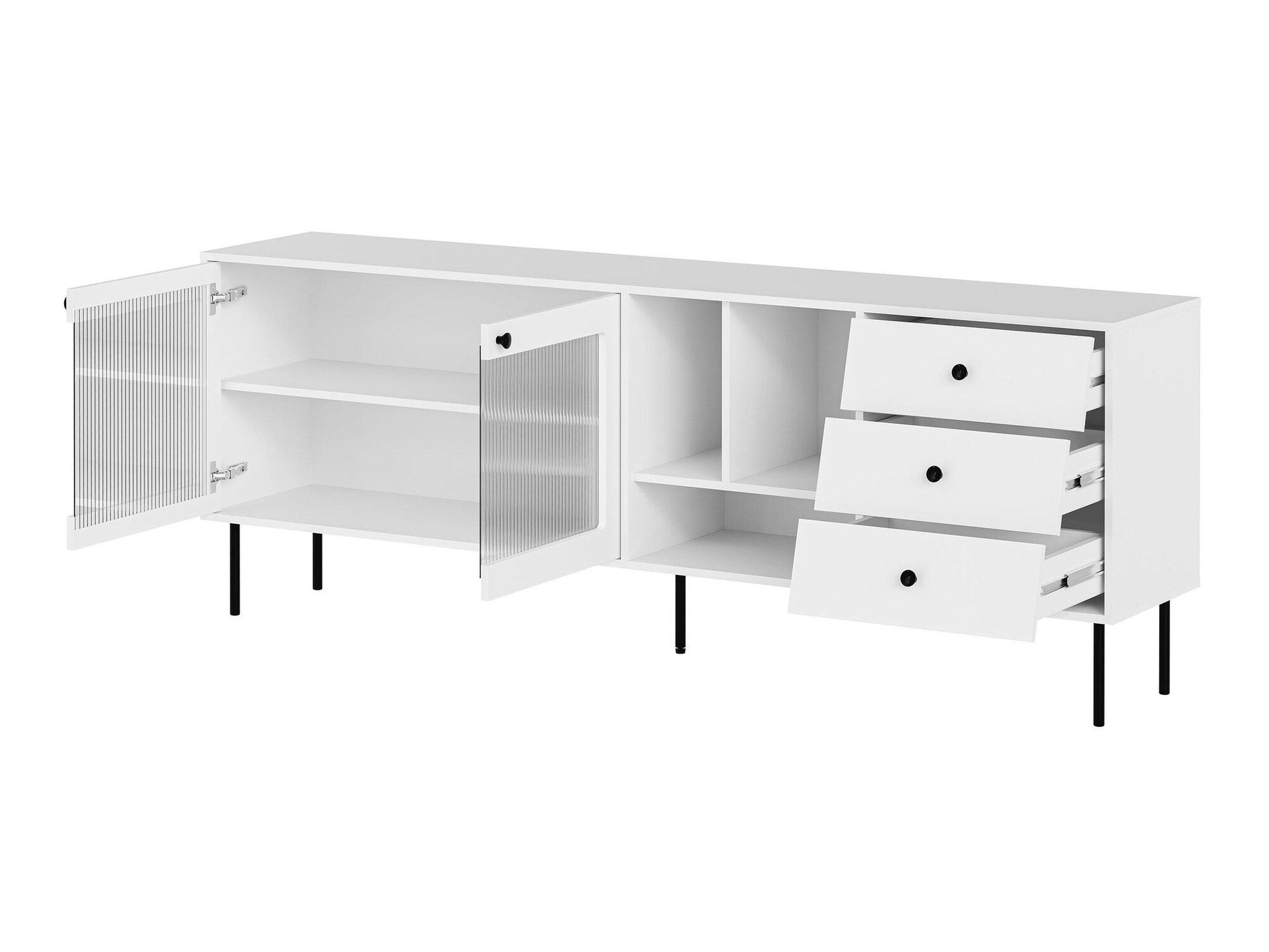 Chest of drawers Feletri 104 (Black)