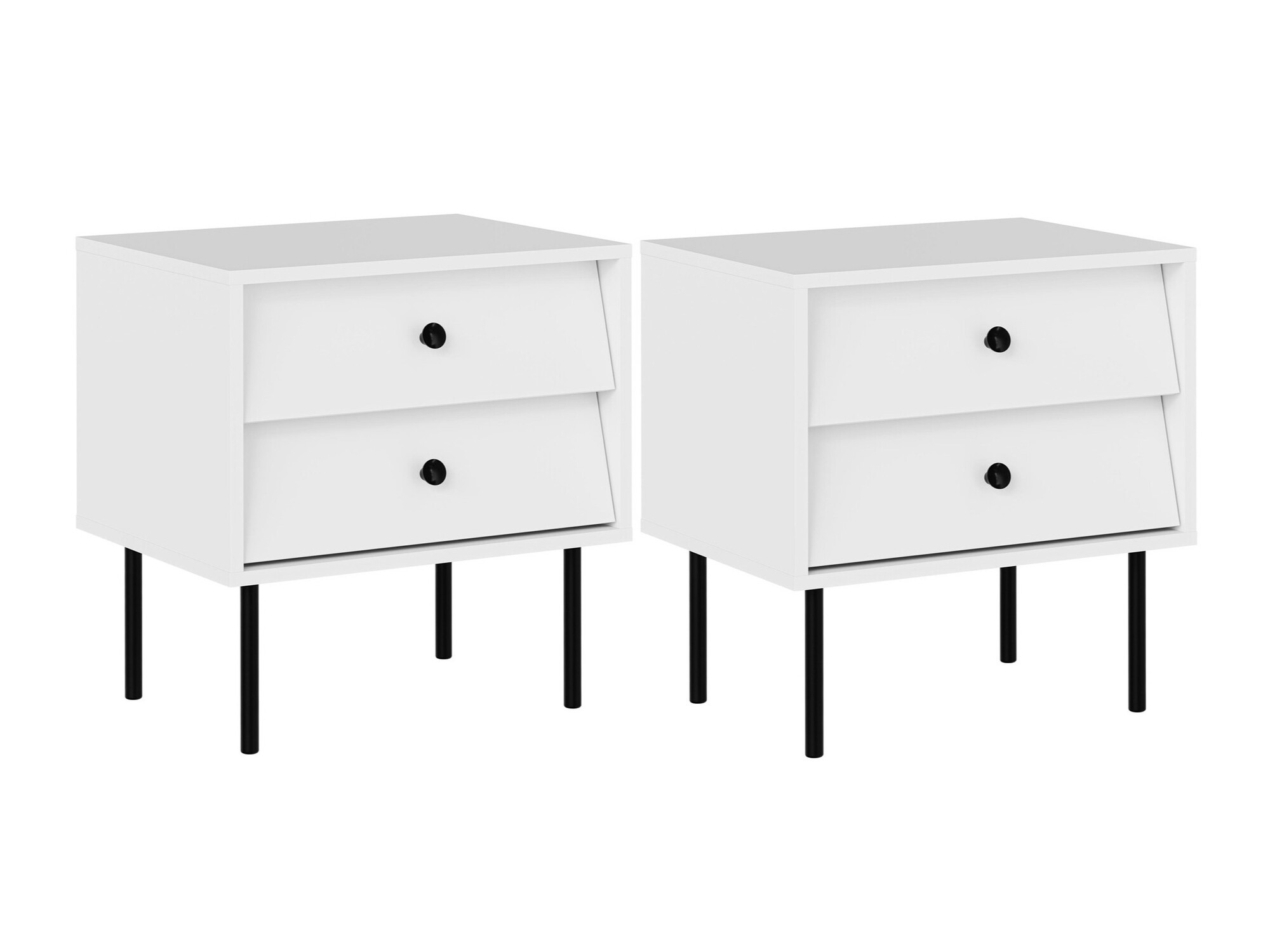 Set of bedside tables Feletri 106 (White)