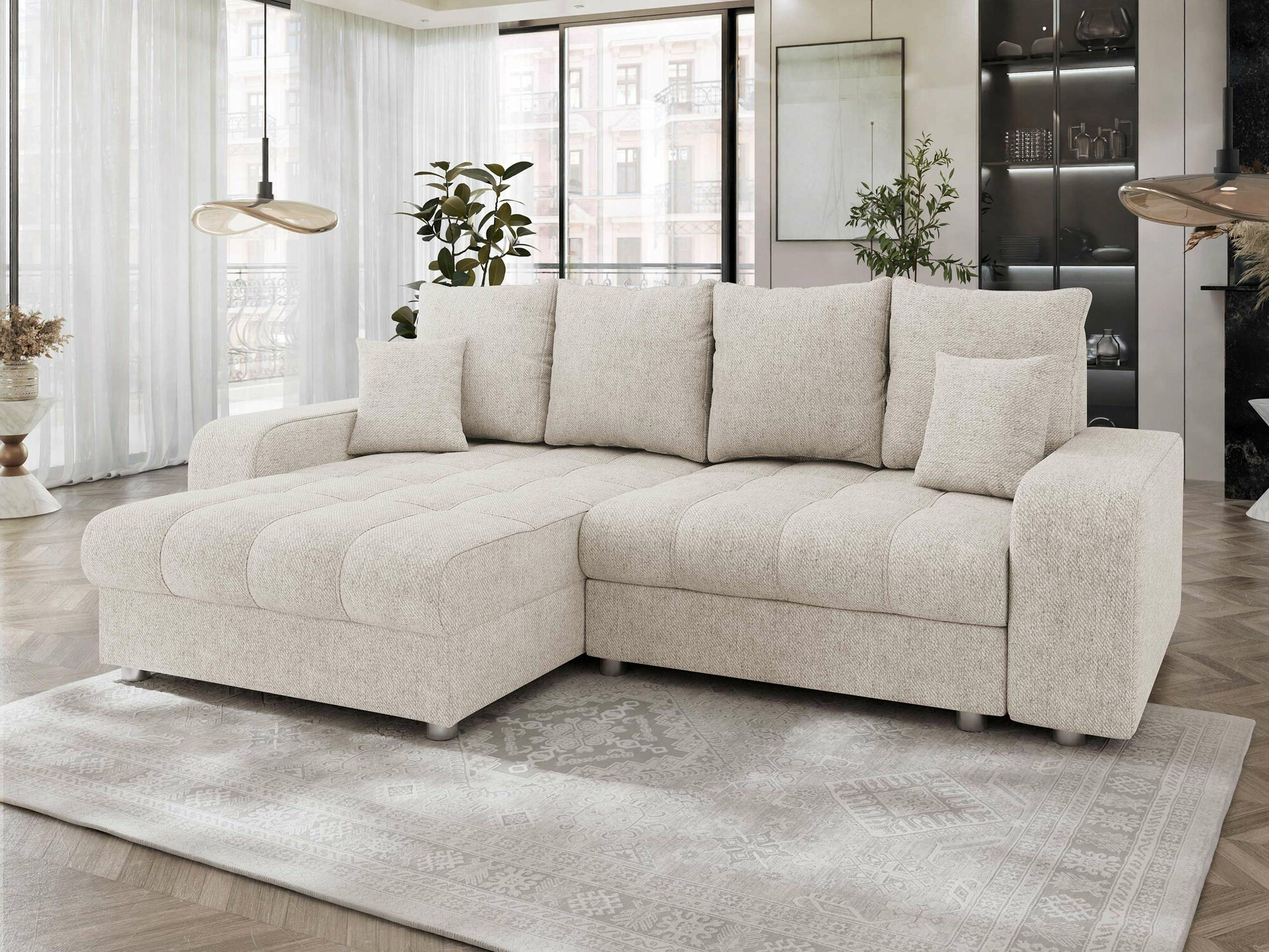Corner sofa Sanford 102 (Neve 03)