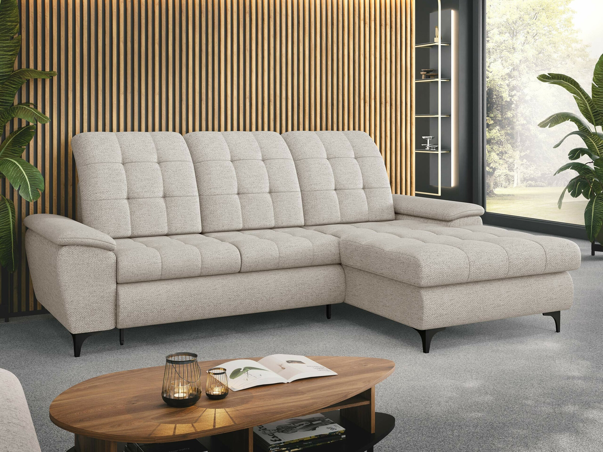 Corner sofa Sanford 103 (Neve 03)