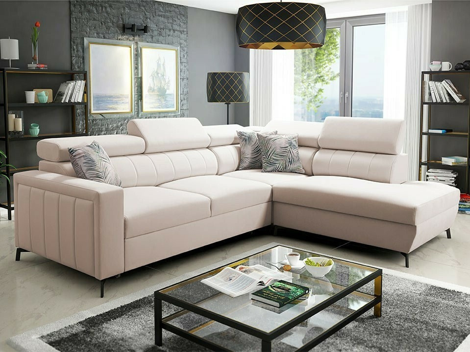 Corner sofa Sarasota 148 (Mono 231 + Botanical 36)