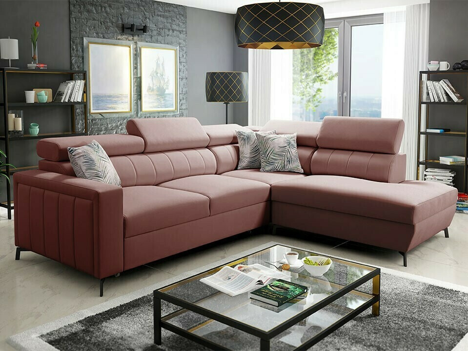 Corner sofa Sarasota 148 (Mono 235 + Botanical 36)