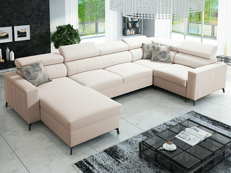 Corner sofa Sarasota 153 (Mono 231 + Botanical 36)