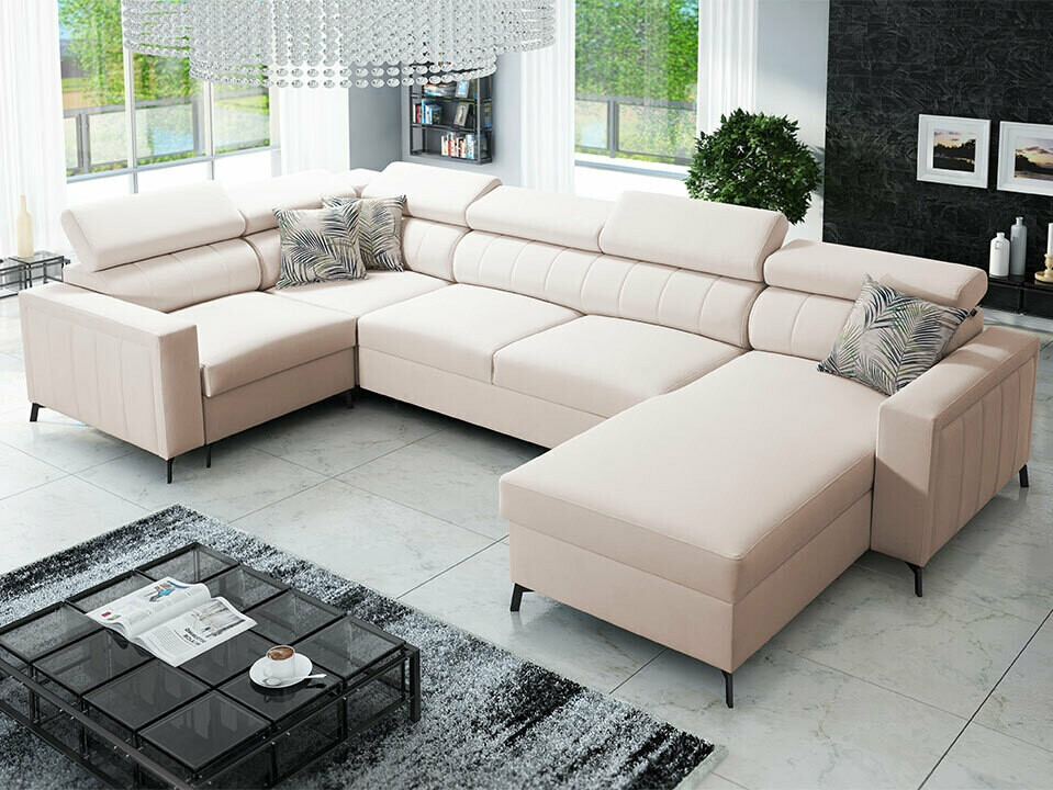 Corner sofa Sarasota 153 (Mono 231 + Botanical 36)