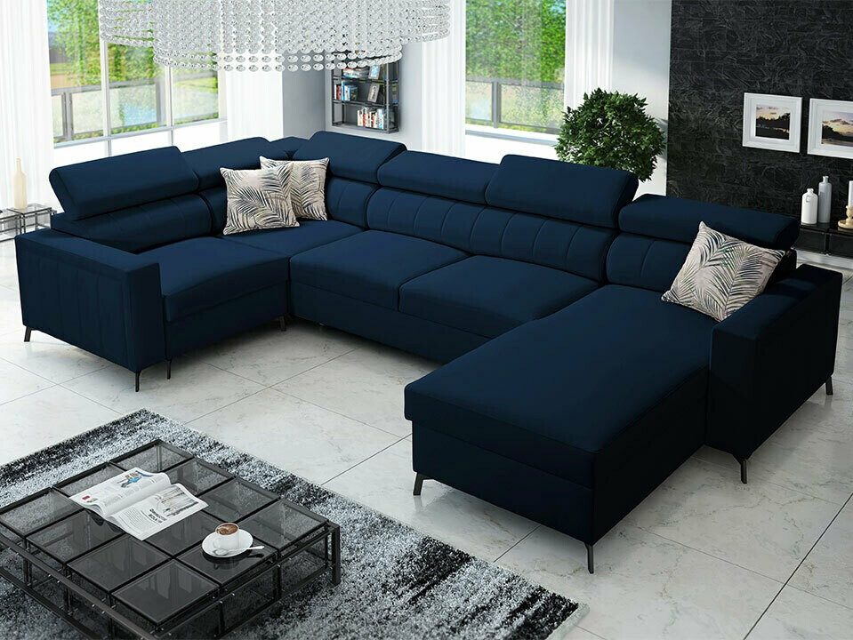 Corner sofa Sarasota 153 (Mono 242 + Botanical 36)