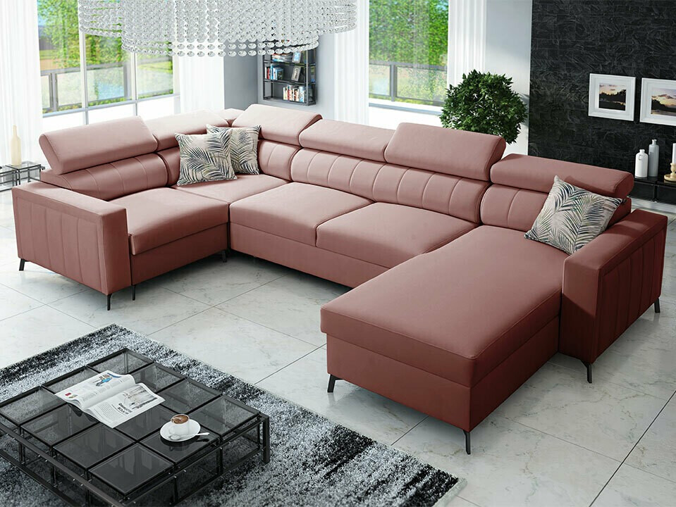 Corner sofa Sarasota 154 (Mono 235 + Botanical 36)