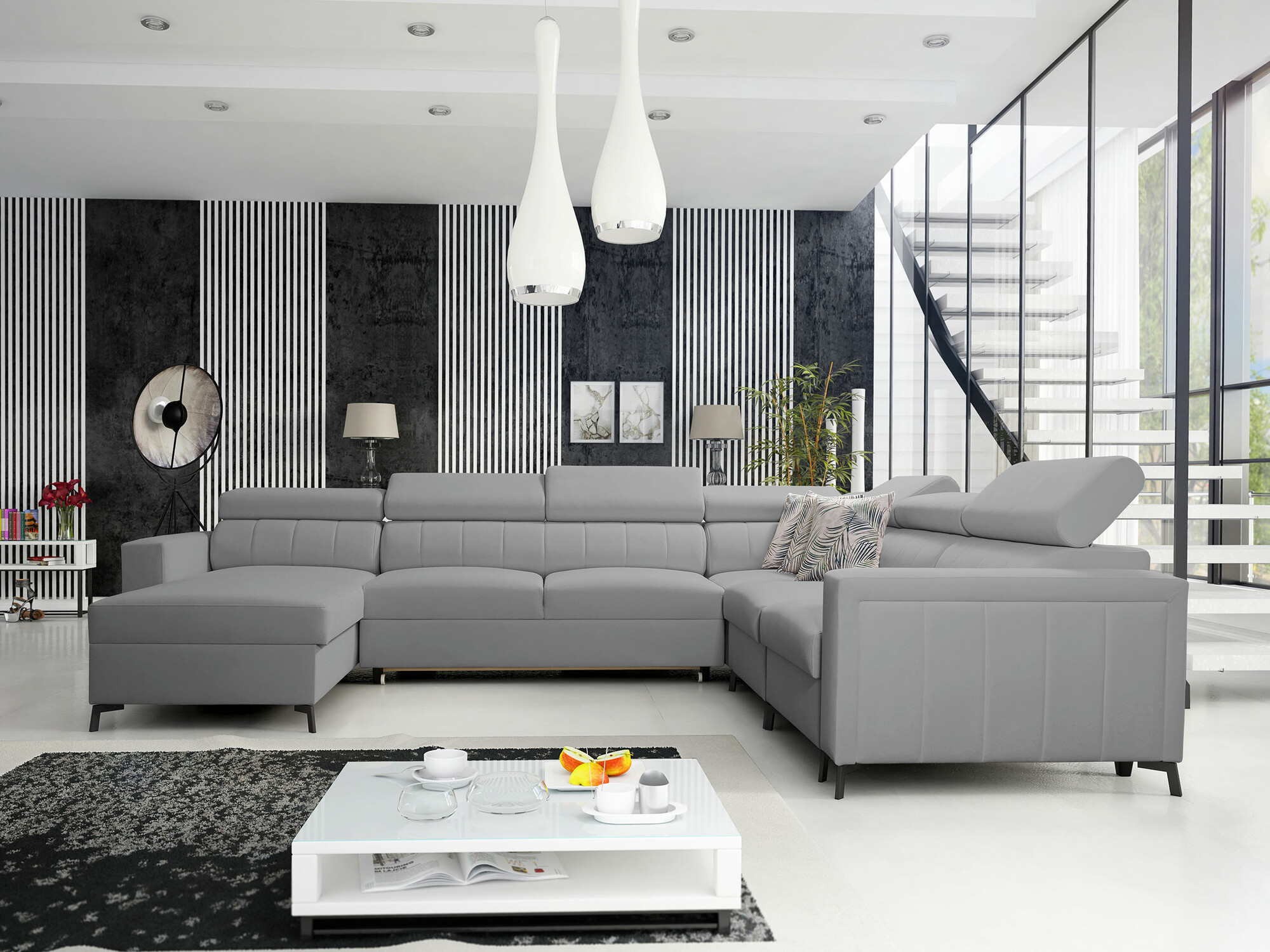 Corner sofa Sarasota 157 (Mono 244 + Botanical 36)