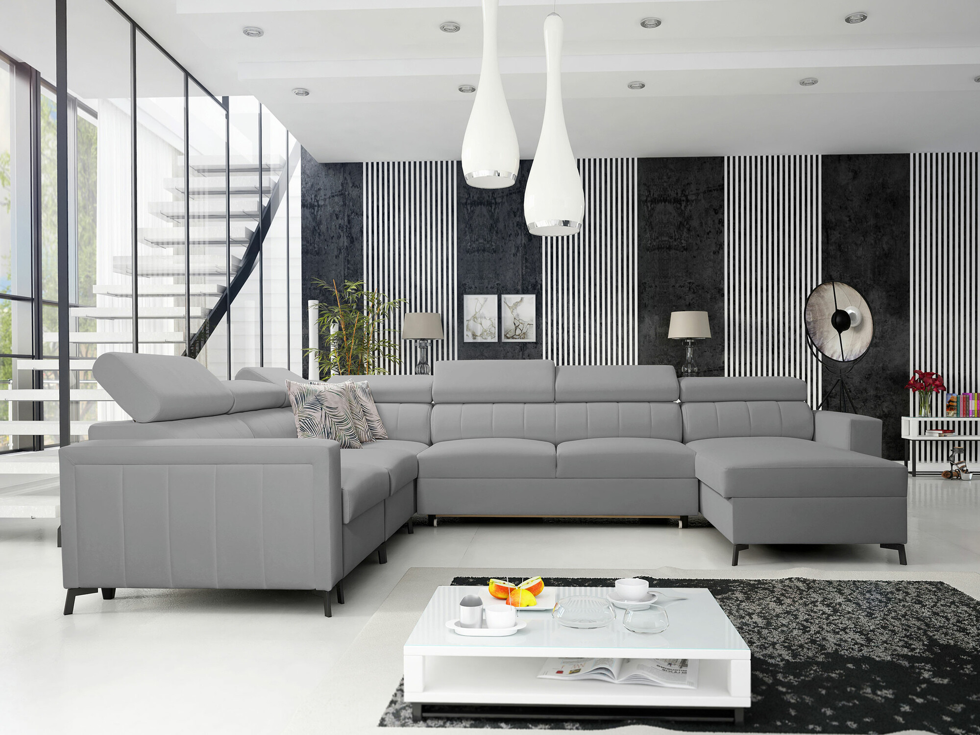 Corner sofa Sarasota 157 (Mono 244 + Botanical 36)