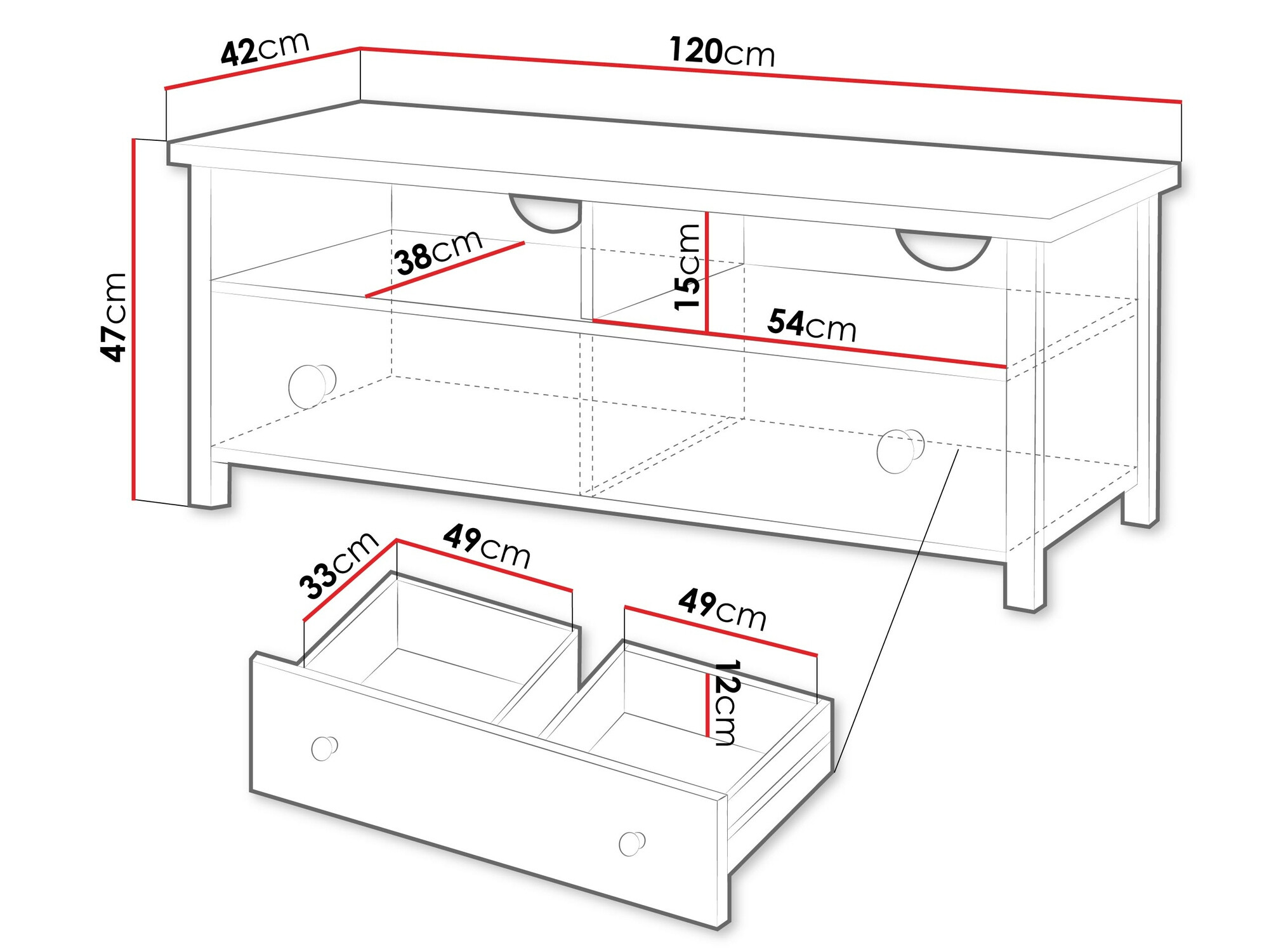 TV stand Fresno 109