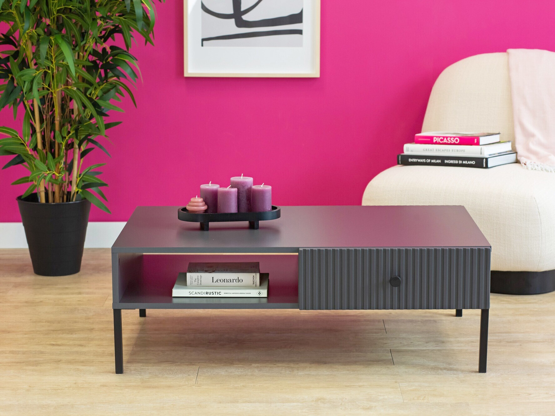 Coffee table Etliva 103 (Anthracite)