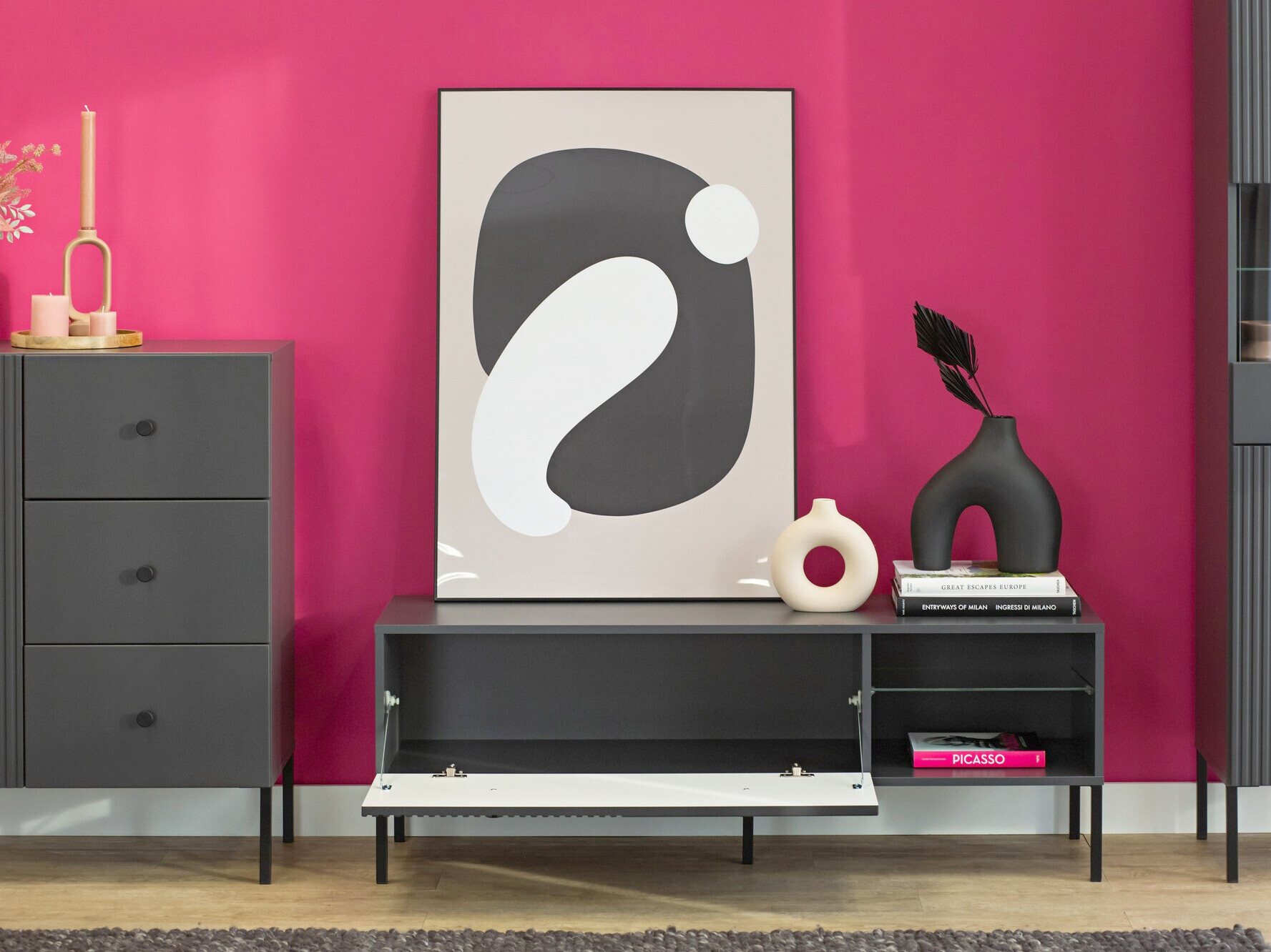 TV stand Etliva 104 (Anthracite)