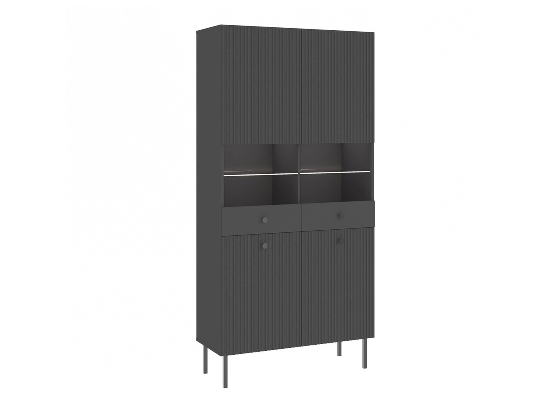 Bookcase Etliva 108 (Anthracite)