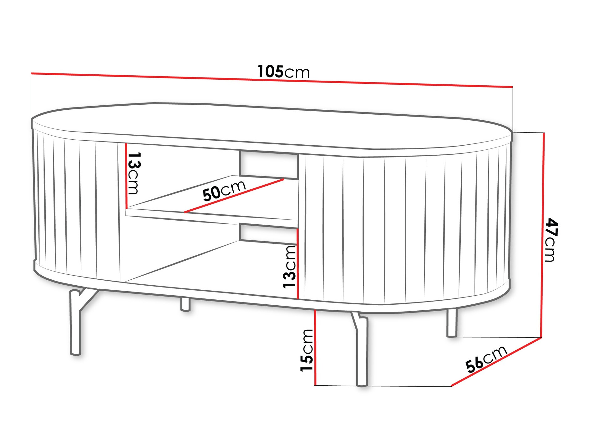 Coffee table Novmono 117