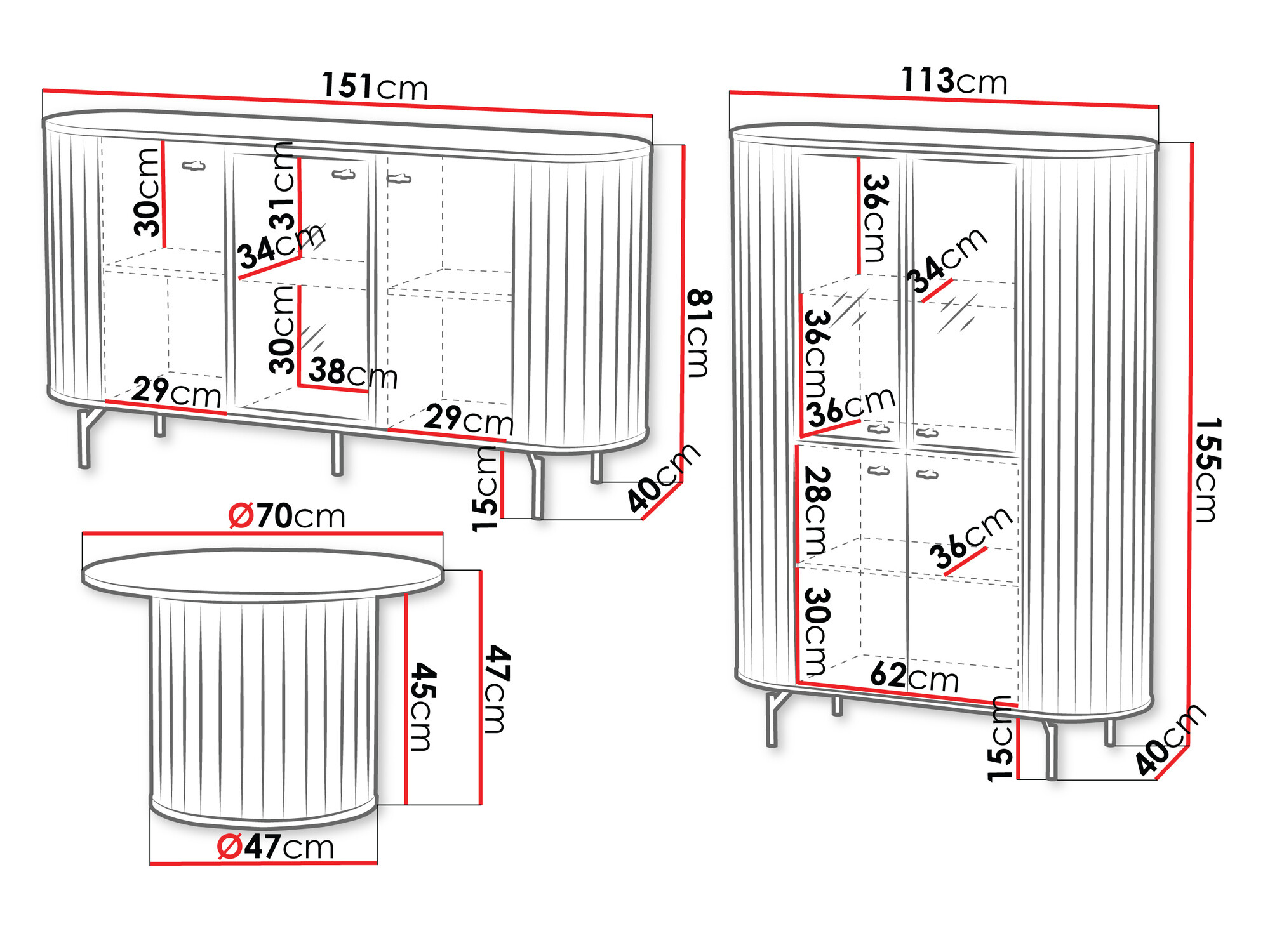 Living room set Novmono 120