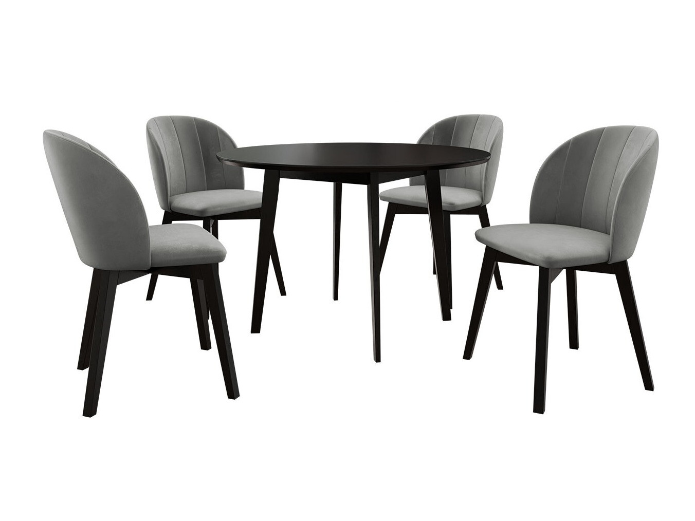 Dining set Racine 136 (Black)