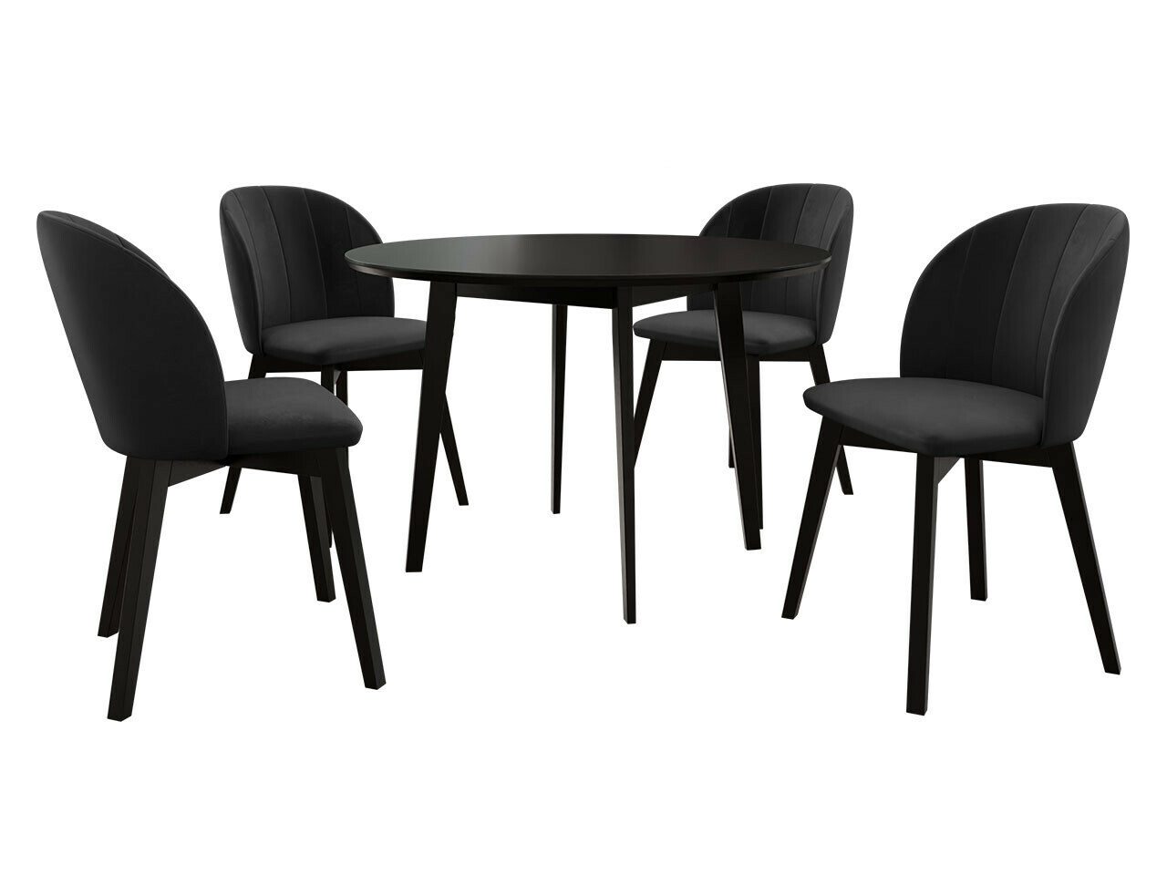Dining set Racine 136 (Black)