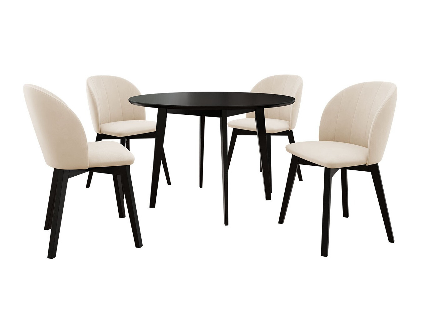 Dining set Racine 136 (Black)