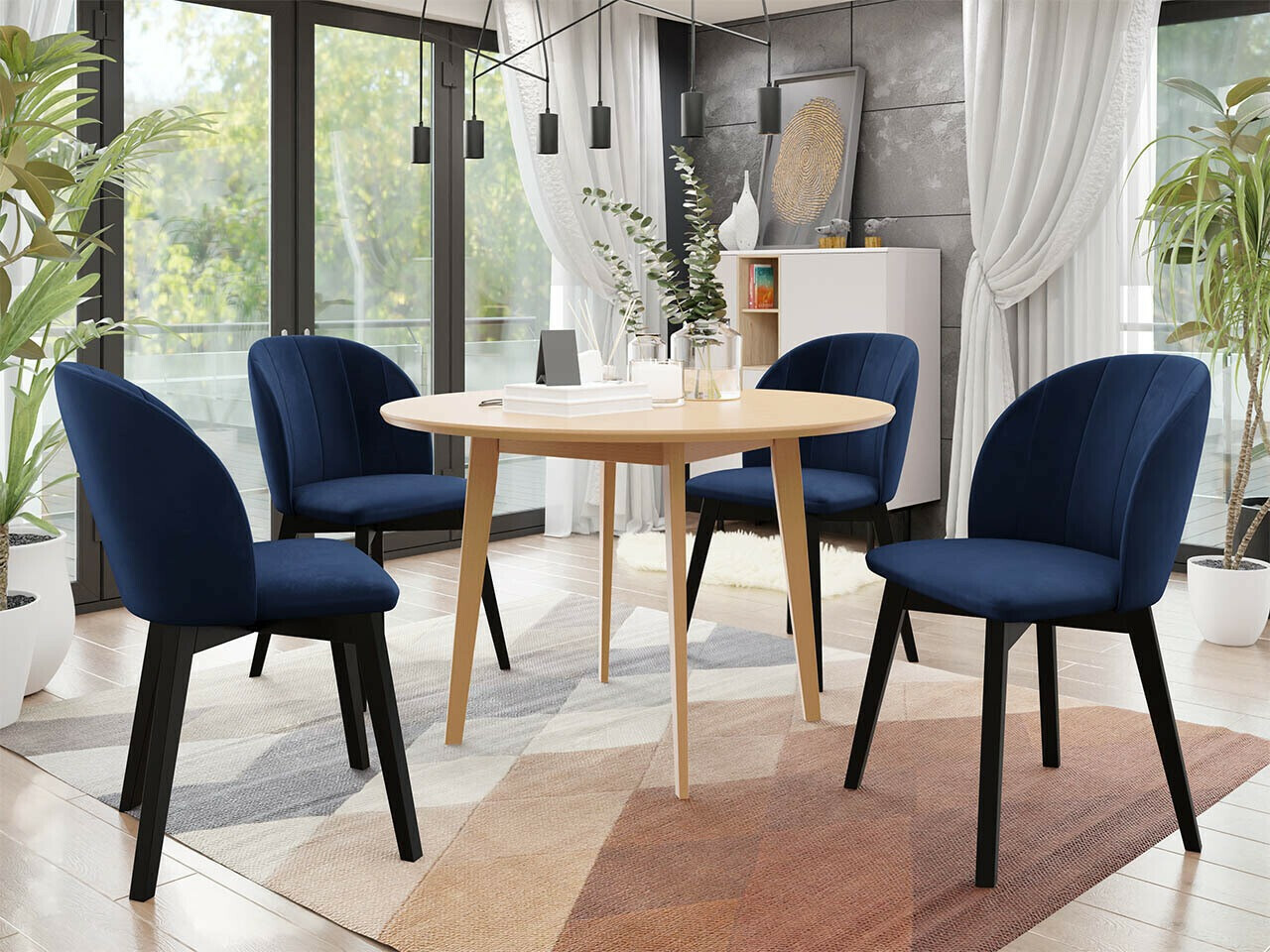 Dining set Racine 136 (Brown)
