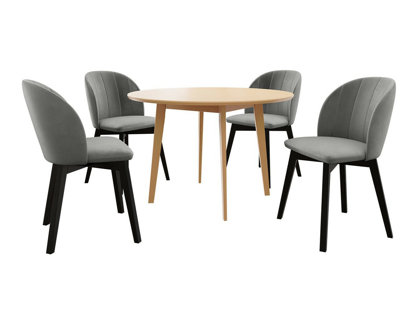 Dining set Racine 136 (Brown)