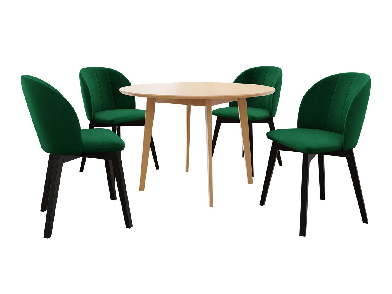 Dining set Racine 136 (Brown)