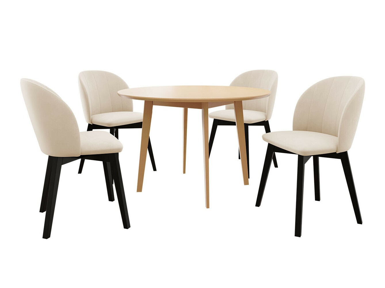 Dining set Racine 136 (Brown)
