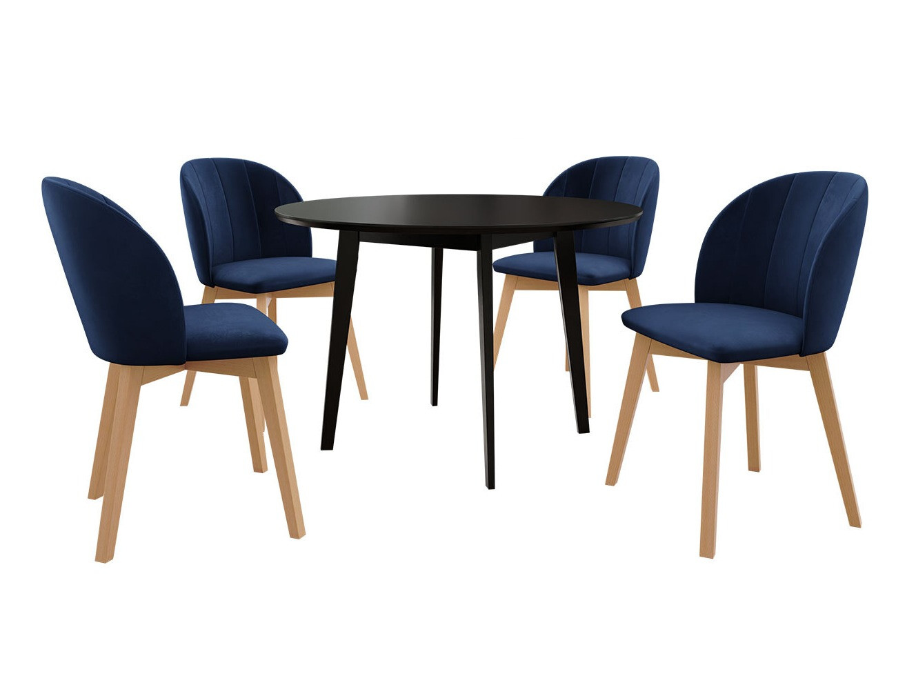 Dining set Racine 136 (Black)
