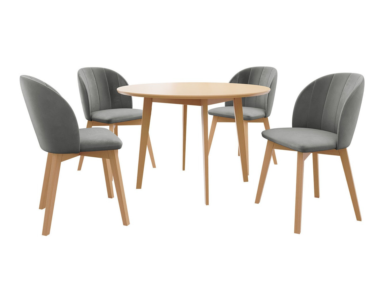 Dining set Racine 136 (Brown)