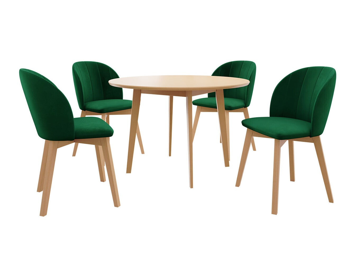 Dining set Racine 136 (Brown)
