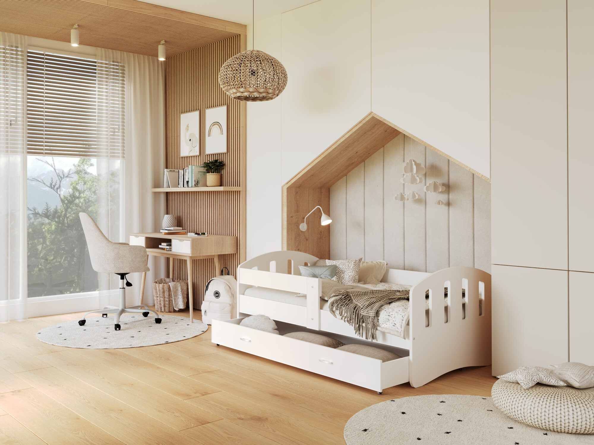 Bed Aurora 133 (White)