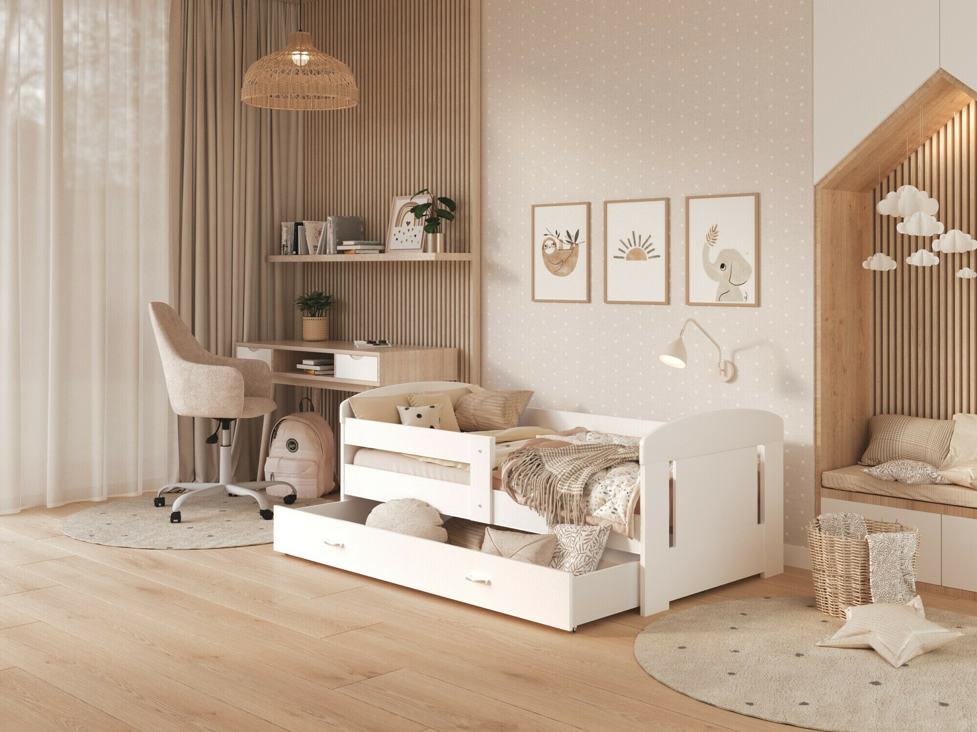 Bed Tentive 100 (White)