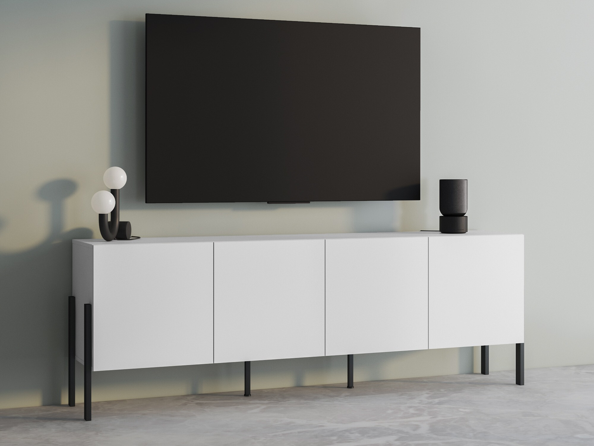 TV stand Etsore 100 (White)