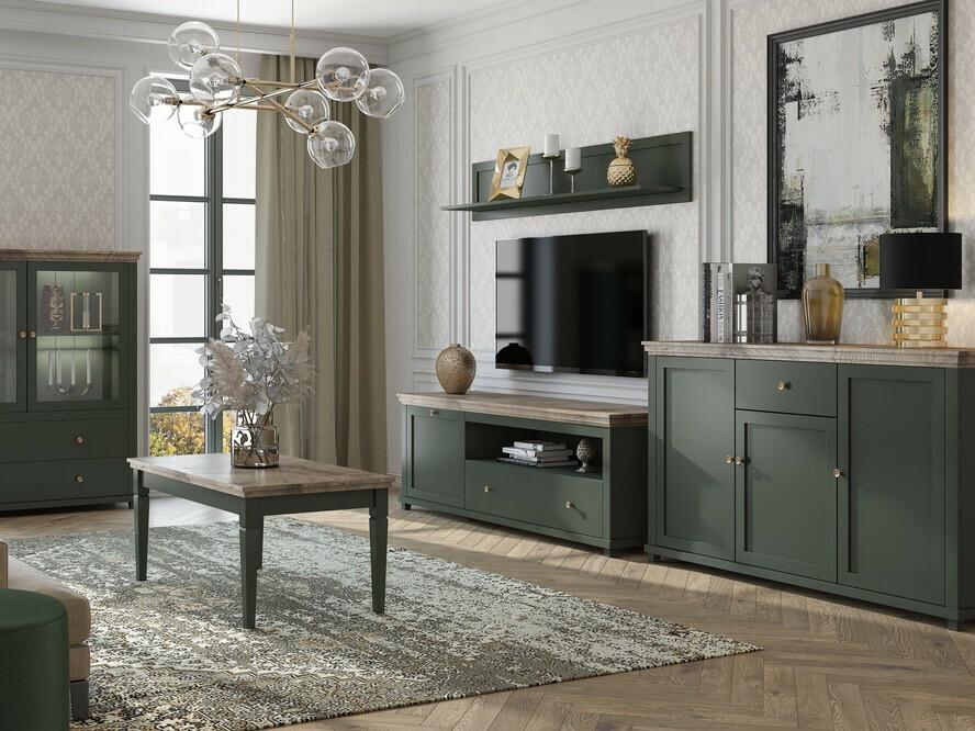 Wall shelf Tolnue 100 (Dark green)