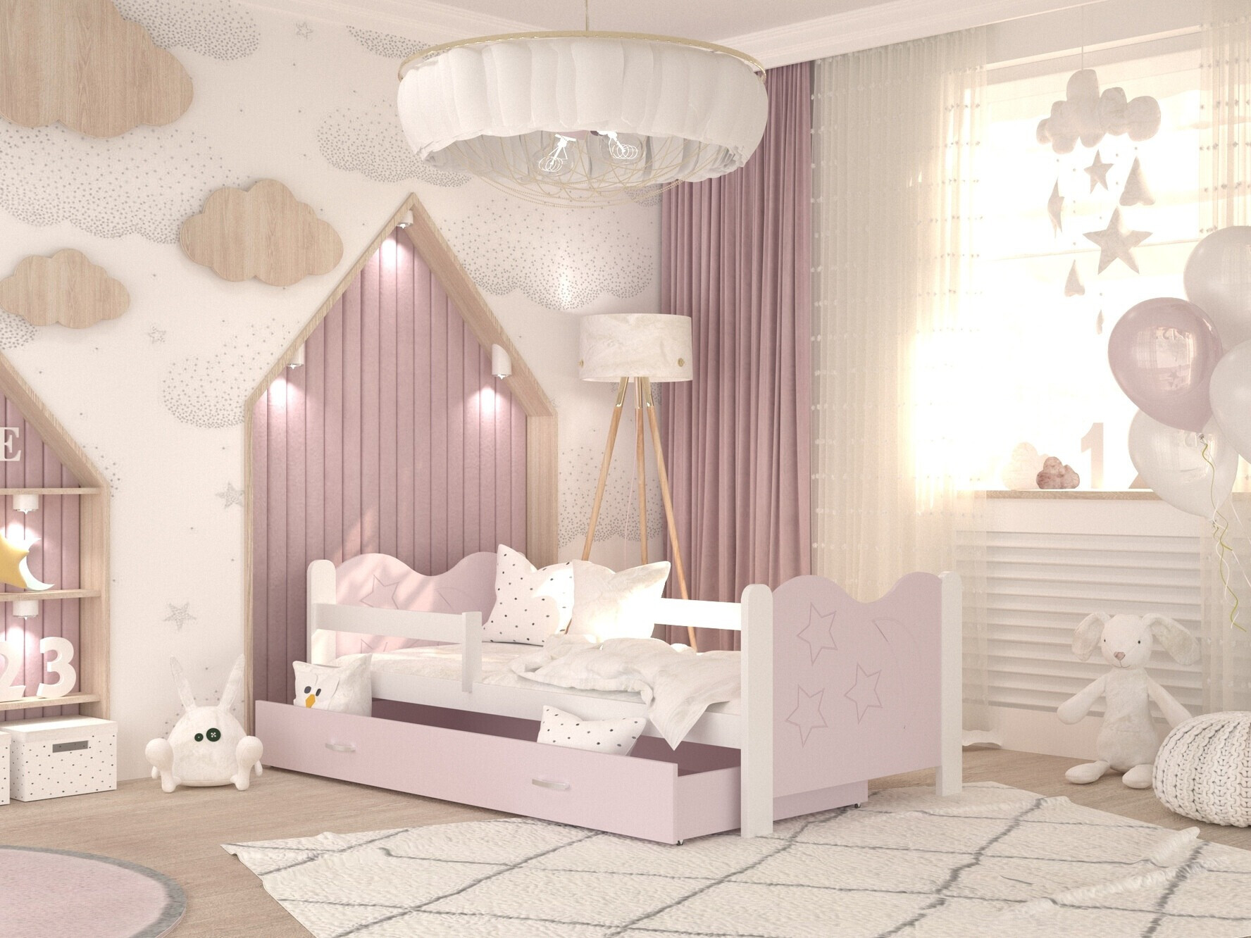 Bed Aurora 124 (White)