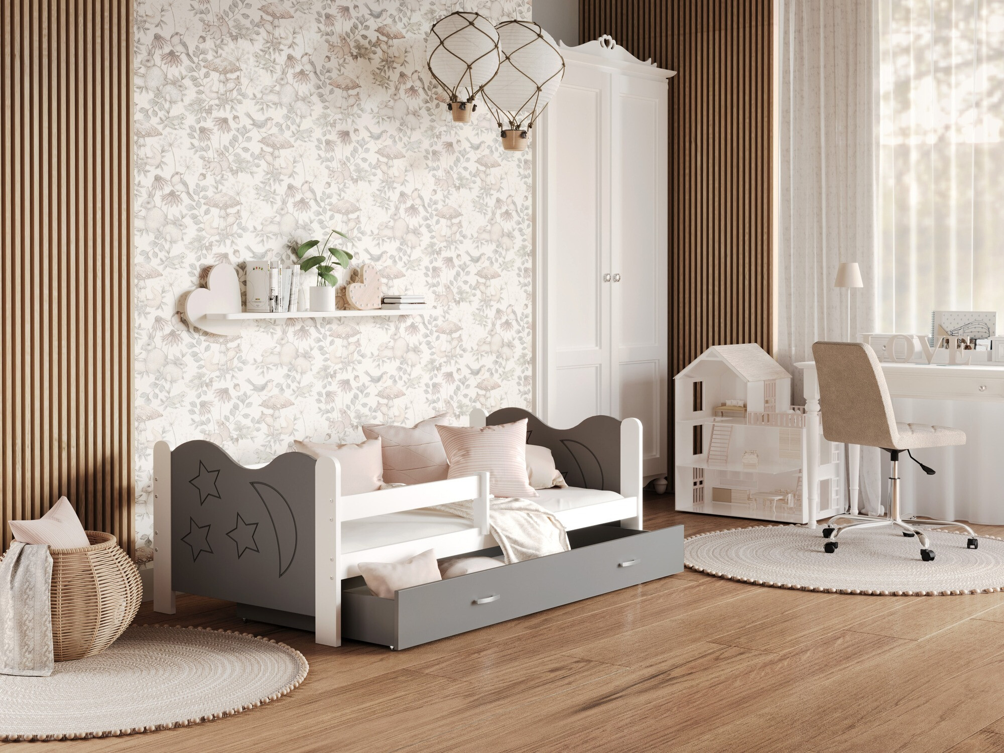 Bed Aurora 124 (White)