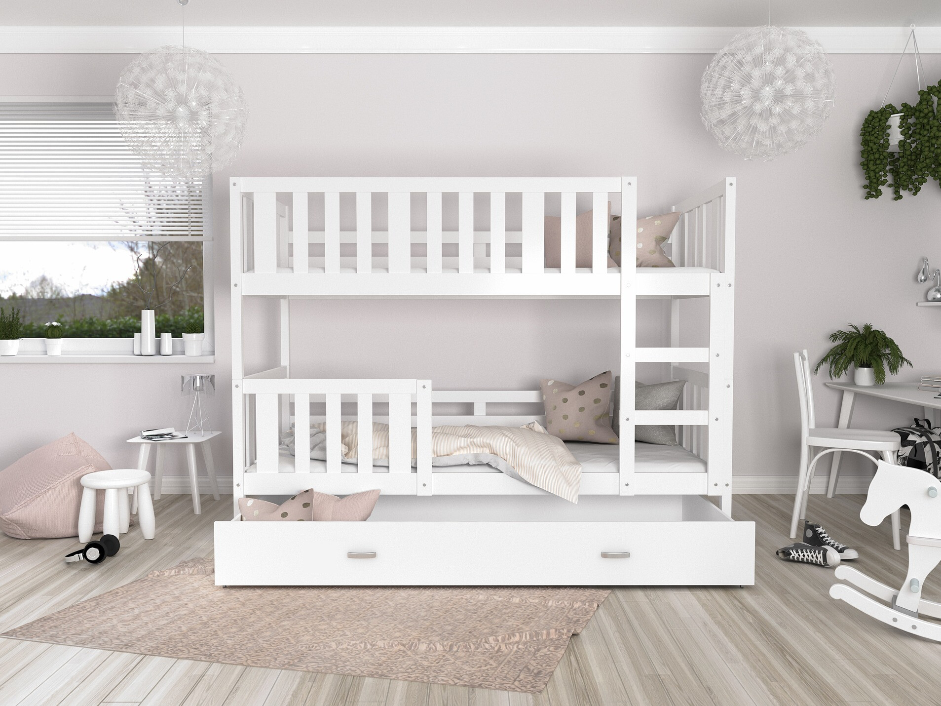 Bunk bed Aurora 147 (White)