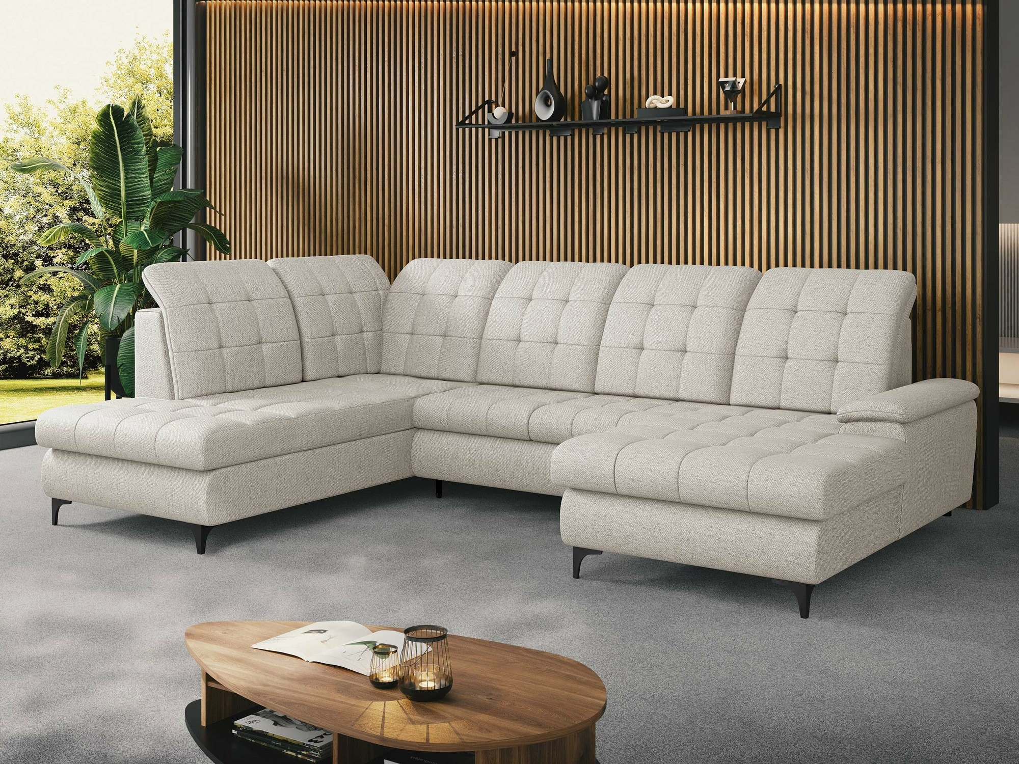 Corner sofa Sanford 100 (Neve 03)