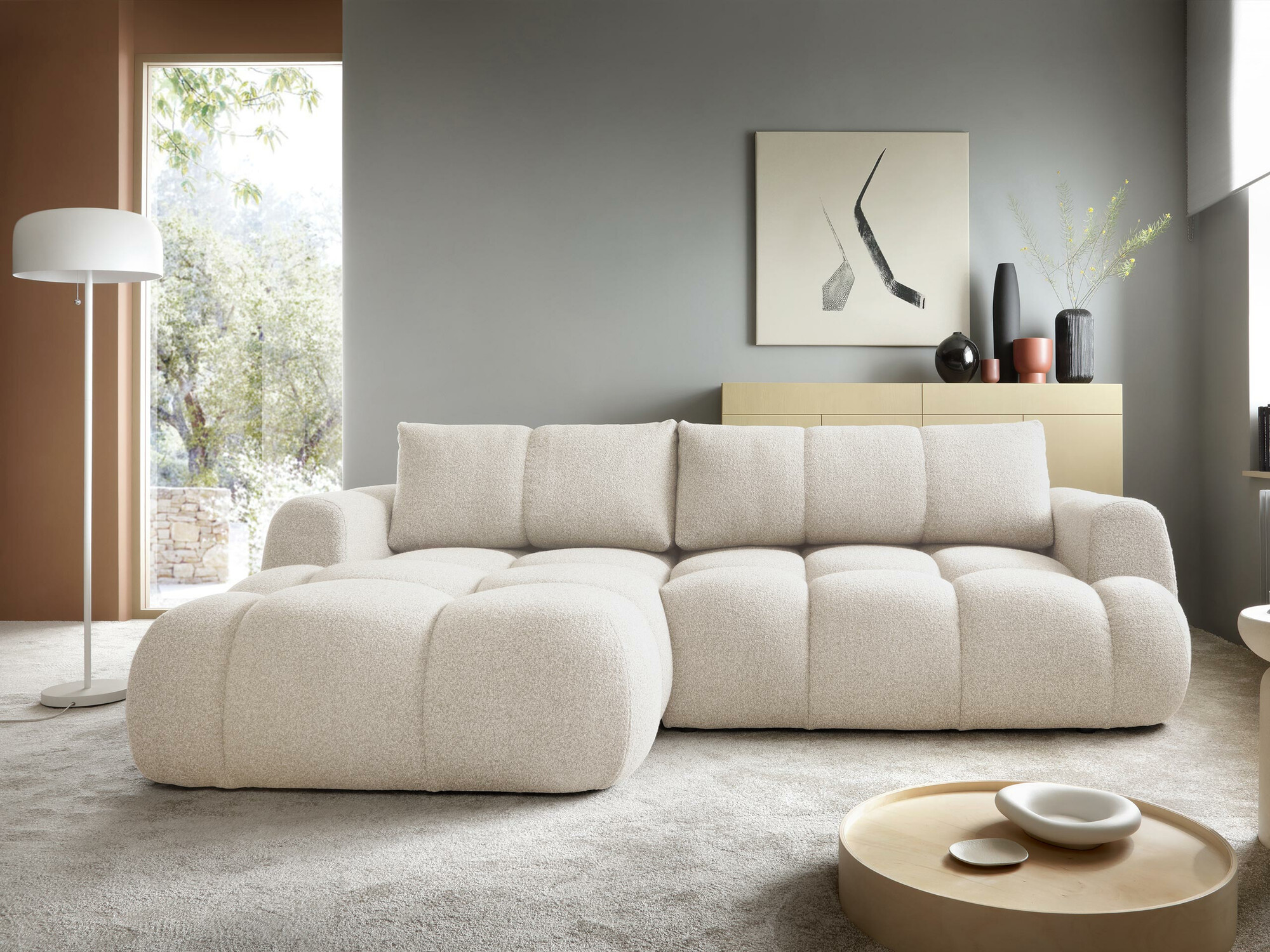 Corner sofa TrendyNest Ansera I (Now or never 03)