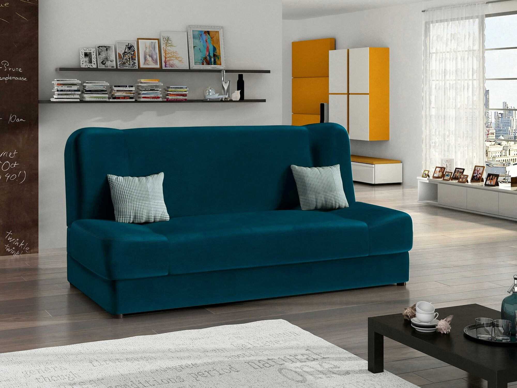 Sofa bed Comfivo Cera II (Venus Velvet 2911 + Kenya 796)