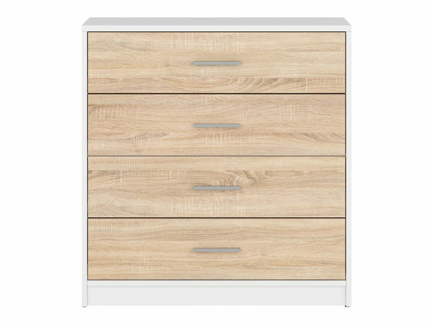 Chest of drawers Novsore 101 (White + Sonoma oak)