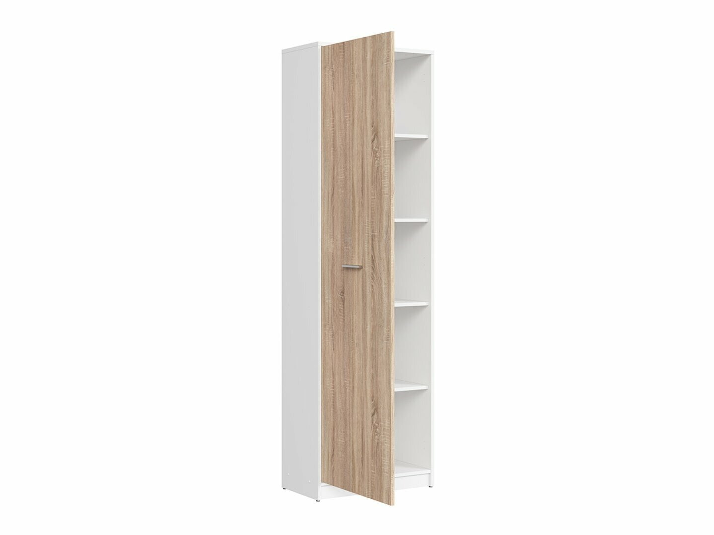 Bookcase Novsore 114 (White + Sonoma oak)